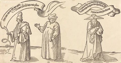 Nauczyciel, duchowny i Opatrzność, prawdopodobnie 1526.