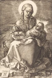 Dziewica z dzieckiem w pieluchach, 1520.