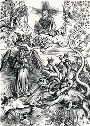 Kobieta odziana w słońce i siedmiogłowego smoka, 1498 1906