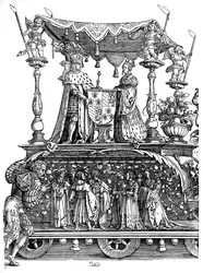 Triumfalny powrót Maksymiliana I, 1515, 1936