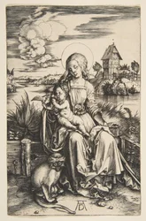 Madonna z Dzieciątkiem i małpą