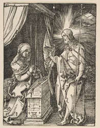 Chrystus ukazujący się matce, z małej męki, ok. 1510