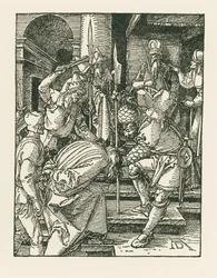 Chrystus przed Annaszem, ok. 1508-09 (drzeworyt)
