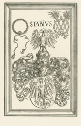 Herb Johannesa Stabiusa, ok. 1514 r. (drzeworyt)