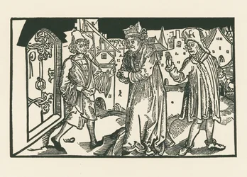 Davus, Simo i Chremes, ok. 1492-93 (drzeworyt)