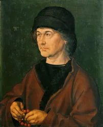 Portret Ojca (malarstwo na drewnie)