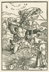 Święty Krzysztof, ok. 1503-04 (drzeworyt)