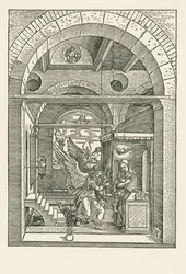 Zwiastowanie, ok. 1503 (drzeworyt)
