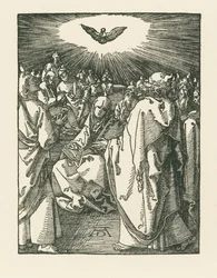 Zstąpienie Ducha Świętego, ok. 1510 (drzeworyt)