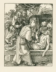 Złożenie do grobu, ok. 1509-10 (drzeworyt)