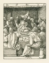 Ostatnia Wieczerza, ok. 1508-09 (drzeworyt)