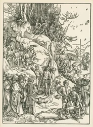 Męczeństwo dziesięciu tysięcy, ok. 1496 (drzeworyt)