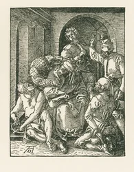 Szyderstwo z Chrystusa, ok. 1508-09 (drzeworyt)