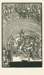Teatr, ok. 1492-93 (drzeworyt)