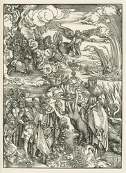 Nierządnica z Babilonu. Objawienie Świętego Jana, ok. 1496-97 (drzeworyt)