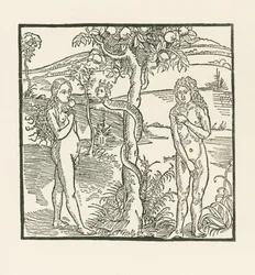 Upadek. Ilustracja do "Der Ritter von Turn", ok. 1493-93 (drzeworyt)
