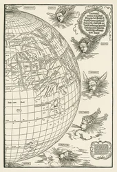 Mapa świata Johannes Stabius