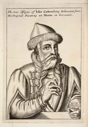 Jana Guttemberga, wyd. 1683 grawerowanie.