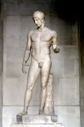 Ares, zwany Aresem Borghese. Posąg Alkamenesa, V wiek p.n.e. Musée du Louvre