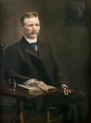 Robert Stirton, JP (1849-1917) (olej na płótnie)