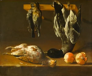Martwa natura z drobiem i granatami, ok. 1620-1640