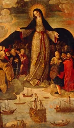 Dziewica Nawigatorów (panel środkowy)