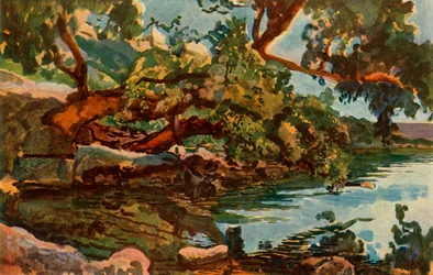 Jezioro Nemi, lata 30. 1965.