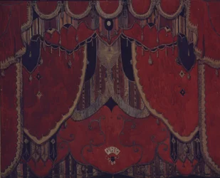 Projekt kurtyny głównej do spektaklu teatralnego "Maskarada" M. Lermontowa, 1917