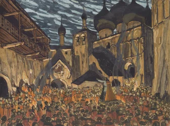 Scenografia do opery Służąca z Pskowa N. Rimskiego-Korsakowa