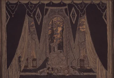 Scenografia do spektaklu Don Juan J.-B. Molliére, 1910