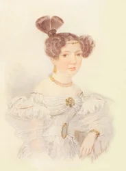Portret Ekateriny Iwanowna Zagryazhskaya 1779-1842