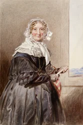 Portret Marie-Amélie, królowej Francji, połowa XIX wieku