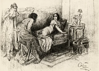 Ilustracja do "Wojny i pokoju" Lwa Tołstoja (lito)