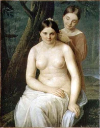 Kąpiących się (olej na płótnie)