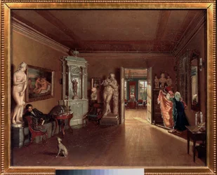 Pracownia artysty Aleksieja (Alexis) Venetsianova (1780-1847) w siecli Sankt Petersburga - Państwo Tretiako