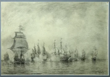 Pierwsza bitwa morska. Naum Senyawin, 1865-1866