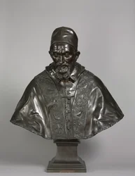Portret papieża Innocentego X Pamphili, projekt 1647-1648, odlew 1650-1700.