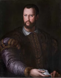 Włoski: Portret Kosmy I Medyceusza Portret Kosmy I Medyceusza