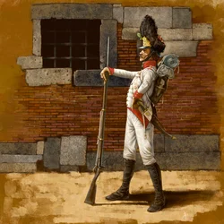 Austriacki grenadier liniowy, około 1809, 2024