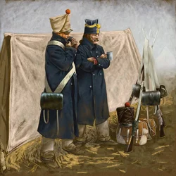 Francuski biwak zimowy, First Empire, 2018 r.