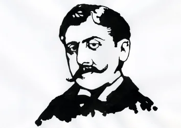 Marcel Proust (tusz na papierze)