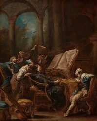 Chórzyści, ok. 1740-1745 (olej na płótnie)
