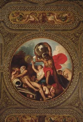 Alegoria astronomii, ze stropu biblioteki, 1635