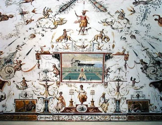 Sufit Saletty, ok. 1570 (fresk)