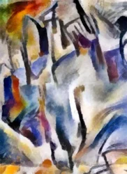Śnieżny las, 2016,