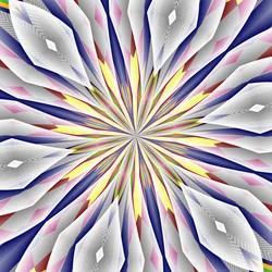 kwiaty #102,2019, (media mieszane)