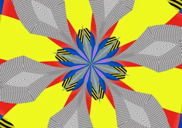 kwiaty #114,2019, (media mieszane)