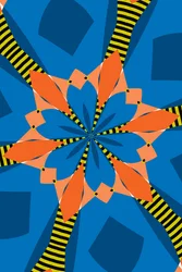 kwiaty #15,2019, (media mieszane)