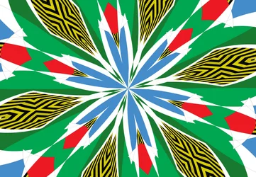 kwiaty #17,2019, (media mieszane)