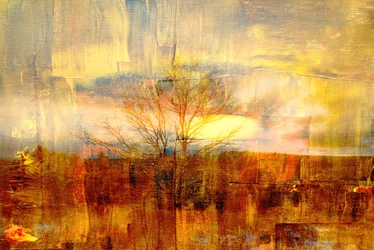 złota mgła,2019,(media mieszane)